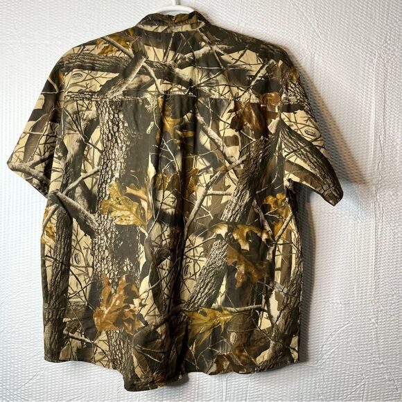 Woolrich RealTree Hardwood Camo Button Down Shirt Size XL - Picture 2 of 8
